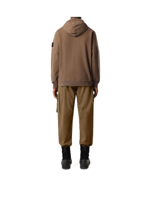 BRUSHED ORGANIC COTTON FLEECE Stone Island | L2S15 6100048 S0A20V007C UMBER